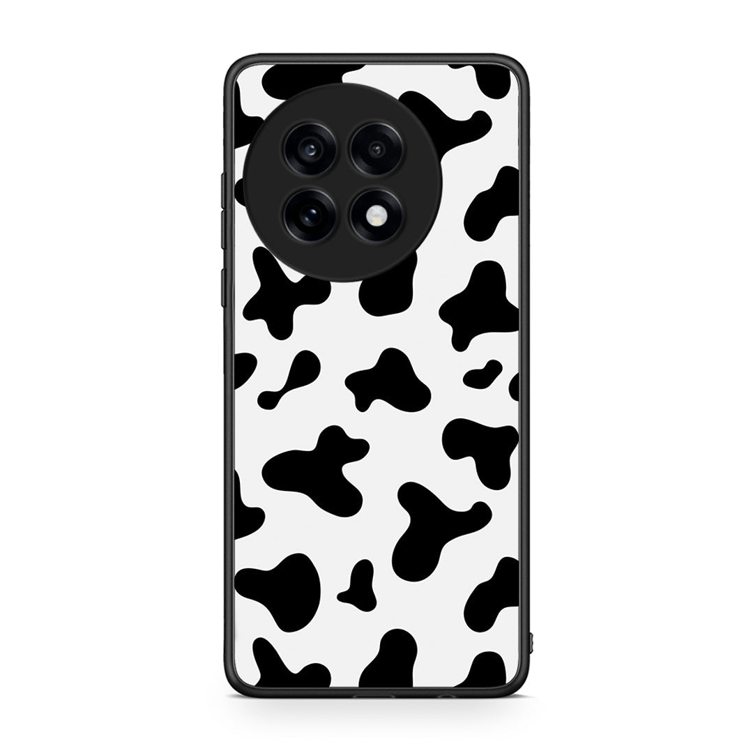OnePlus 13R Cow Print θήκη από τη Smartfits με σχέδιο στο πίσω μέρος και μαύρο περίβλημα | Smartphone case with colorful back and black bezels by Smartfits