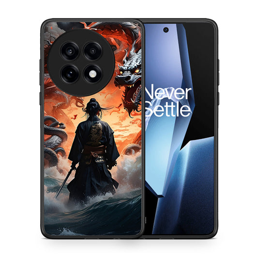 Θήκη OnePlus 13R Dragons Fight από τη Smartfits με σχέδιο στο πίσω μέρος και μαύρο περίβλημα | OnePlus 13R Dragons Fight case with colorful back and black bezels