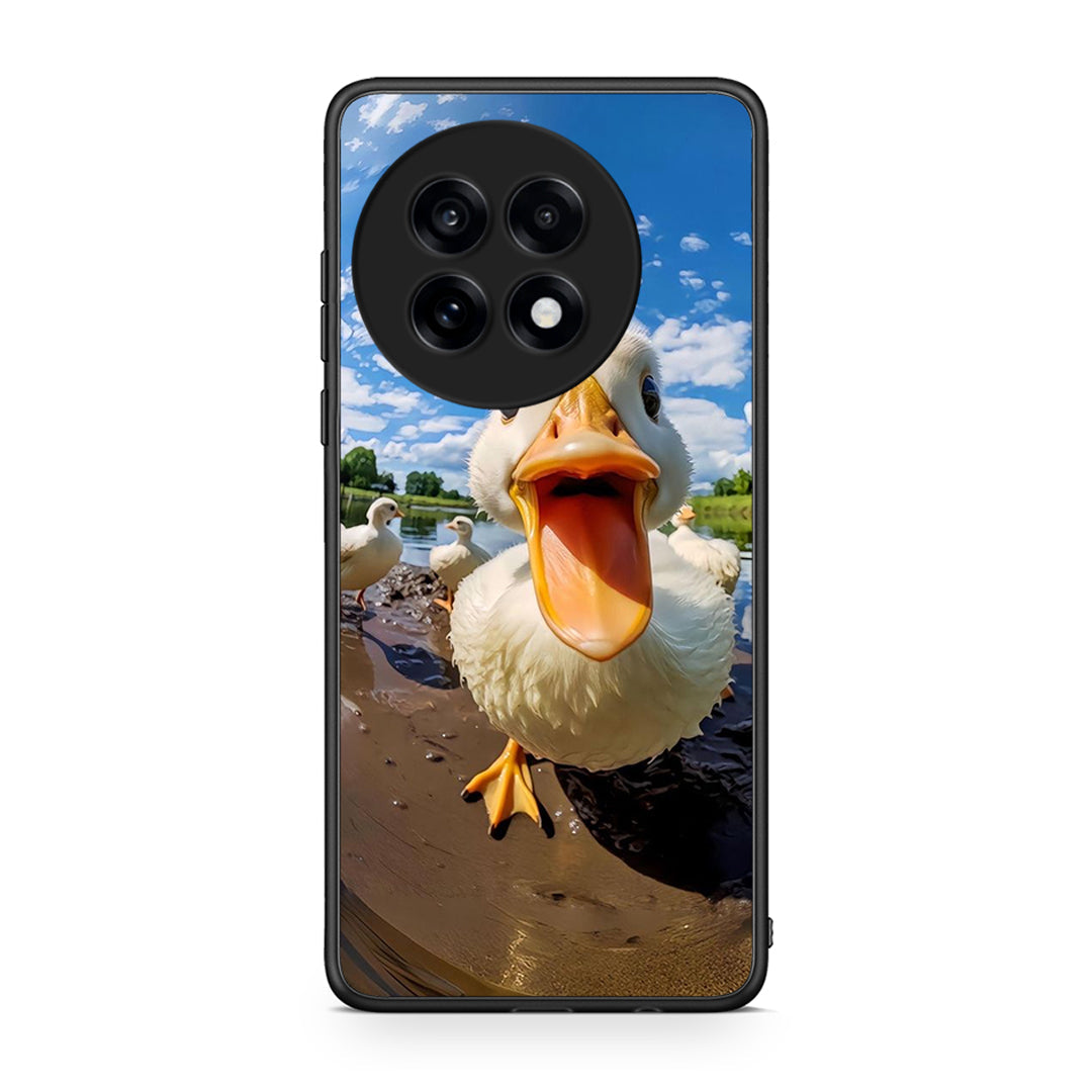 OnePlus 13R Duck Face θήκη από τη Smartfits με σχέδιο στο πίσω μέρος και μαύρο περίβλημα | Smartphone case with colorful back and black bezels by Smartfits