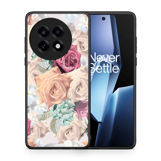Θήκη OnePlus 13R Bouquet Floral από τη Smartfits με σχέδιο στο πίσω μέρος και μαύρο περίβλημα | OnePlus 13R Bouquet Floral case with colorful back and black bezels