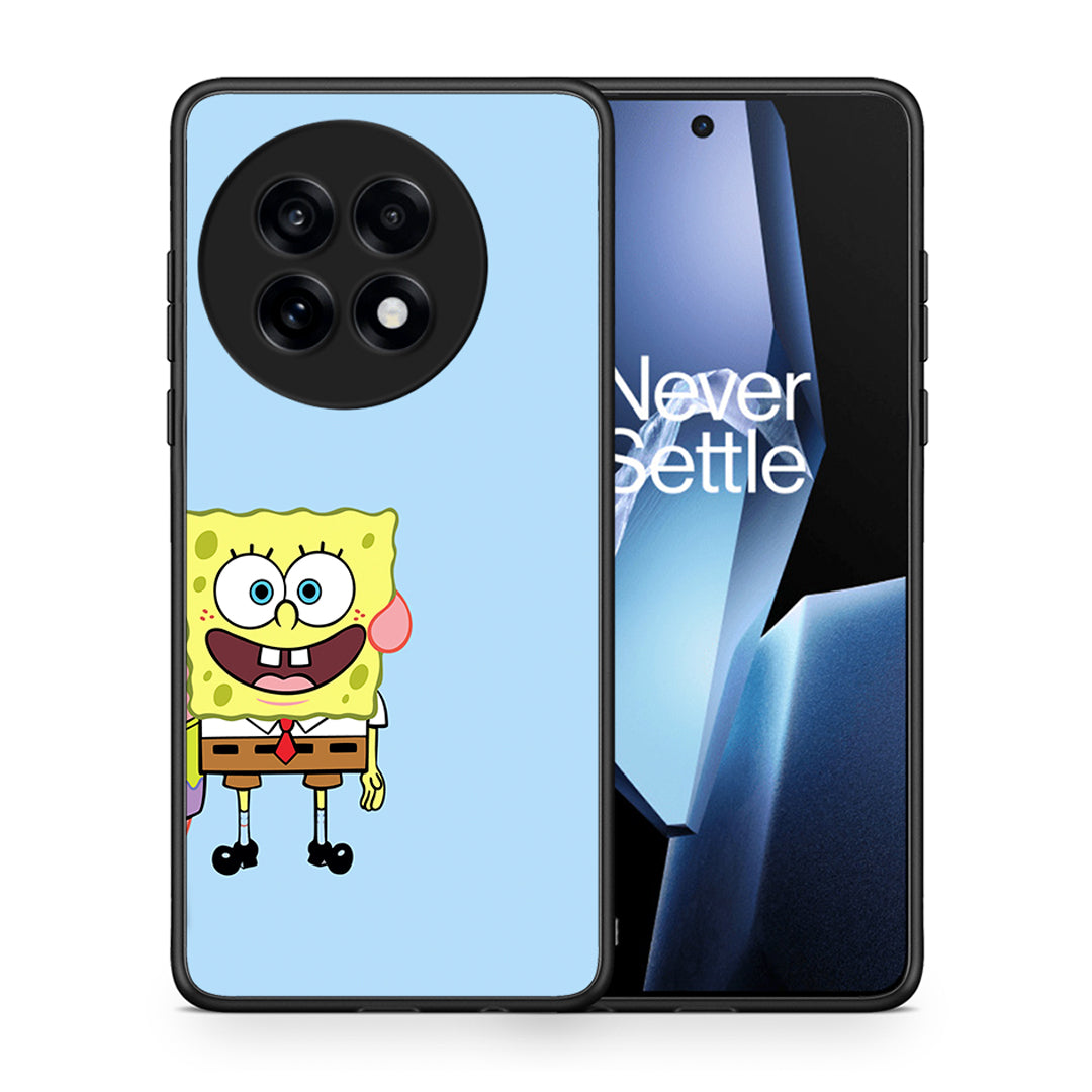 Θήκη OnePlus 13R Friends Bob από τη Smartfits με σχέδιο στο πίσω μέρος και μαύρο περίβλημα | OnePlus 13R Friends Bob case with colorful back and black bezels