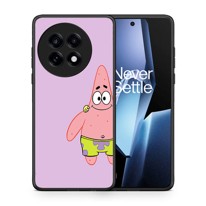 Θήκη OnePlus 13R Friends Patrick από τη Smartfits με σχέδιο στο πίσω μέρος και μαύρο περίβλημα | OnePlus 13R Friends Patrick case with colorful back and black bezels