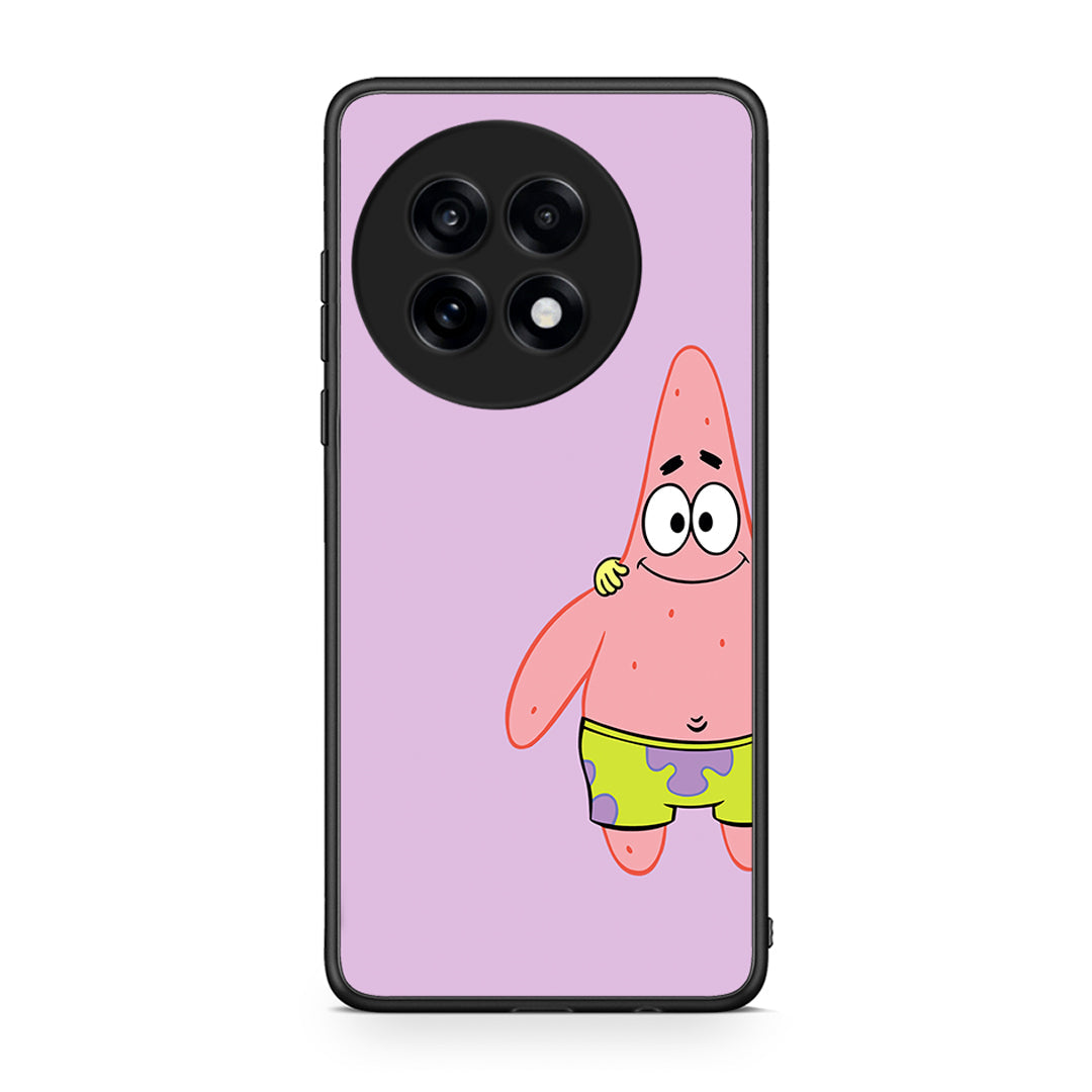 OnePlus 13R Friends Patrick θήκη από τη Smartfits με σχέδιο στο πίσω μέρος και μαύρο περίβλημα | Smartphone case with colorful back and black bezels by Smartfits