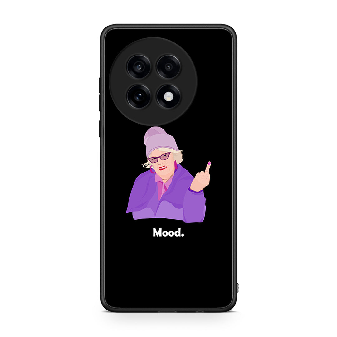 OnePlus 13R Grandma Mood Black θήκη από τη Smartfits με σχέδιο στο πίσω μέρος και μαύρο περίβλημα | Smartphone case with colorful back and black bezels by Smartfits