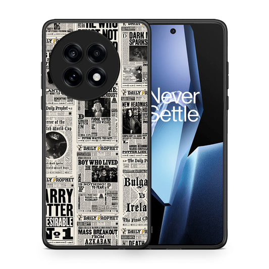 Θήκη OnePlus 13R Harry Paper από τη Smartfits με σχέδιο στο πίσω μέρος και μαύρο περίβλημα | OnePlus 13R Harry Paper case with colorful back and black bezels