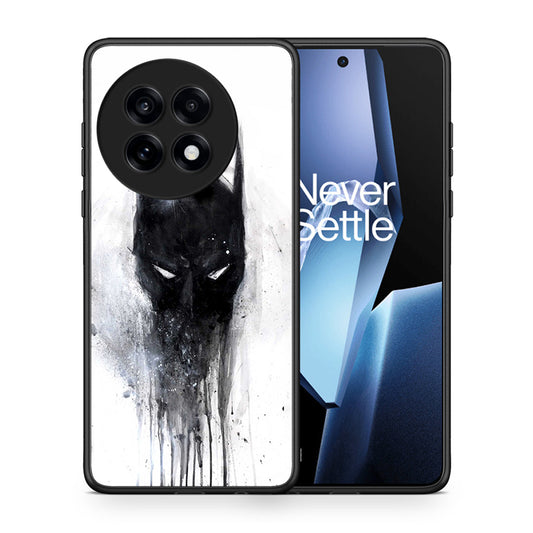 Θήκη OnePlus 13R Paint Bat Hero από τη Smartfits με σχέδιο στο πίσω μέρος και μαύρο περίβλημα | OnePlus 13R Paint Bat Hero case with colorful back and black bezels
