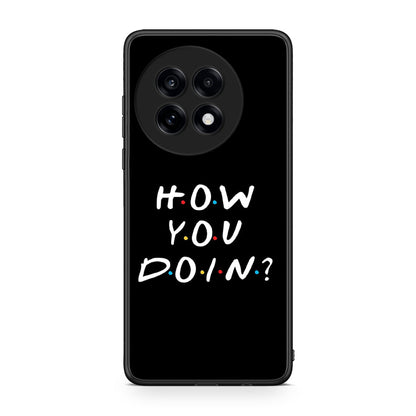 OnePlus 13R How You Doin θήκη από τη Smartfits με σχέδιο στο πίσω μέρος και μαύρο περίβλημα | Smartphone case with colorful back and black bezels by Smartfits