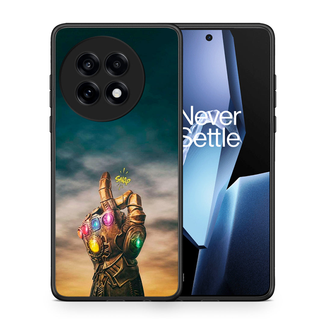 Θήκη OnePlus 13R Infinity Snap από τη Smartfits με σχέδιο στο πίσω μέρος και μαύρο περίβλημα | OnePlus 13R Infinity Snap case with colorful back and black bezels