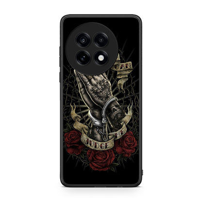 OnePlus 13R Judge By God θήκη από τη Smartfits με σχέδιο στο πίσω μέρος και μαύρο περίβλημα | Smartphone case with colorful back and black bezels by Smartfits