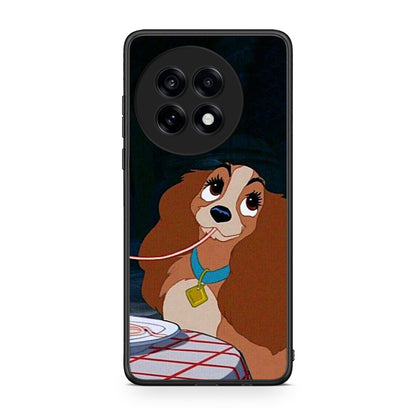 OnePlus 13R Lady And Tramp 2 Θήκη Αγίου Βαλεντίνου από τη Smartfits με σχέδιο στο πίσω μέρος και μαύρο περίβλημα | Smartphone case with colorful back and black bezels by Smartfits