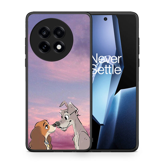 Θήκη OnePlus 13R Lady And Tramp από τη Smartfits με σχέδιο στο πίσω μέρος και μαύρο περίβλημα | OnePlus 13R Lady And Tramp case with colorful back and black bezels