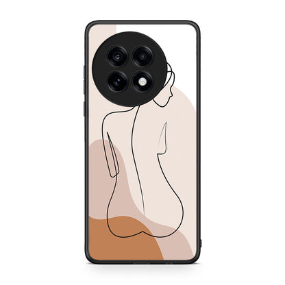OnePlus 13R LineArt Woman θήκη από τη Smartfits με σχέδιο στο πίσω μέρος και μαύρο περίβλημα | Smartphone case with colorful back and black bezels by Smartfits