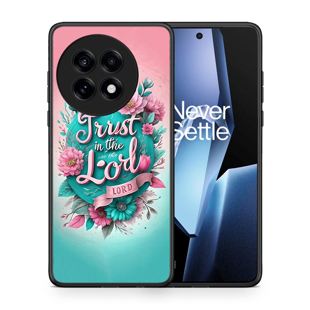 Θήκη OnePlus 13R Lord Trust από τη Smartfits με σχέδιο στο πίσω μέρος και μαύρο περίβλημα | OnePlus 13R Lord Trust case with colorful back and black bezels