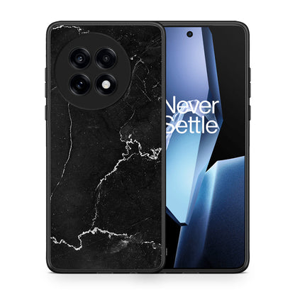 Θήκη OnePlus 13R Marble Black από τη Smartfits με σχέδιο στο πίσω μέρος και μαύρο περίβλημα | OnePlus 13R Marble Black case with colorful back and black bezels
