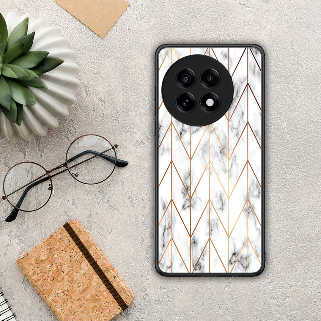 Marble Gold Geometric - OnePlus 13R θήκη