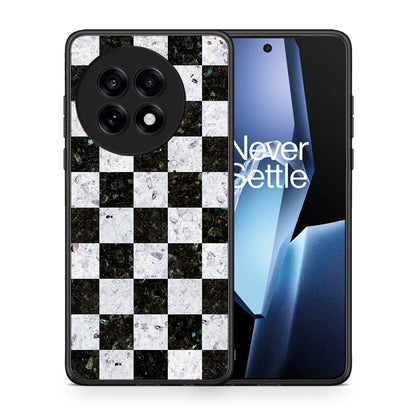 Θήκη OnePlus 13R Square Geometric Marble από τη Smartfits με σχέδιο στο πίσω μέρος και μαύρο περίβλημα | OnePlus 13R Square Geometric Marble case with colorful back and black bezels