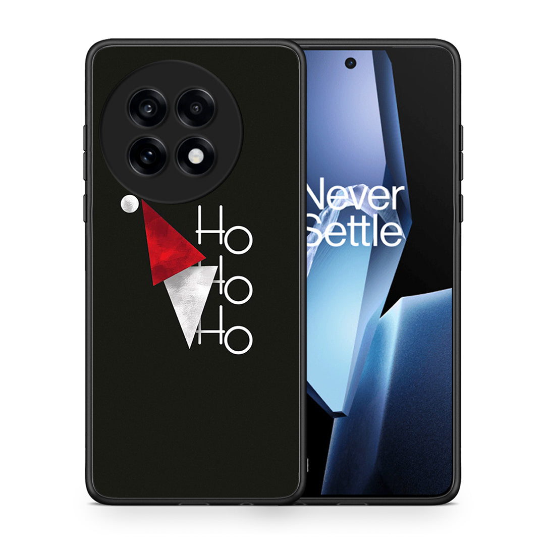 Θήκη OnePlus 13R Minimal Christmas από τη Smartfits με σχέδιο στο πίσω μέρος και μαύρο περίβλημα | OnePlus 13R Minimal Christmas case with colorful back and black bezels