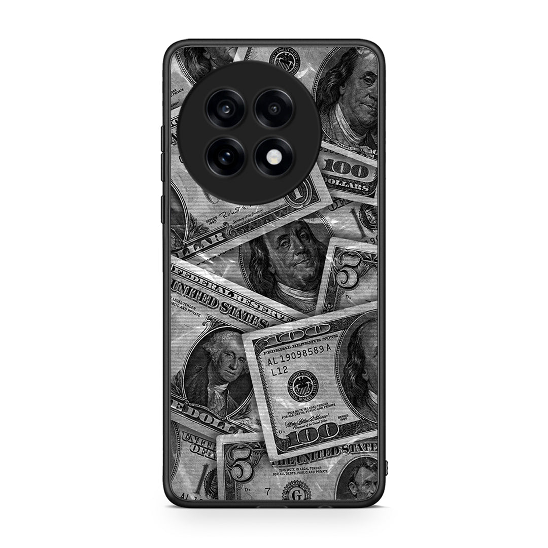 OnePlus 13R Money Dollars θήκη από τη Smartfits με σχέδιο στο πίσω μέρος και μαύρο περίβλημα | Smartphone case with colorful back and black bezels by Smartfits