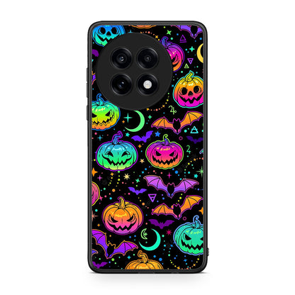 OnePlus 13R Neon Halloween θήκη από τη Smartfits με σχέδιο στο πίσω μέρος και μαύρο περίβλημα | Smartphone case with colorful back and black bezels by Smartfits