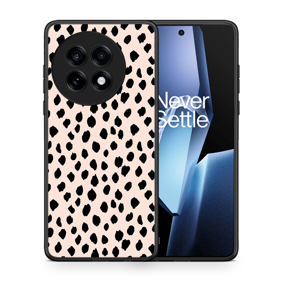 Θήκη OnePlus 13R New Polka Dots από τη Smartfits με σχέδιο στο πίσω μέρος και μαύρο περίβλημα | OnePlus 13R New Polka Dots case with colorful back and black bezels