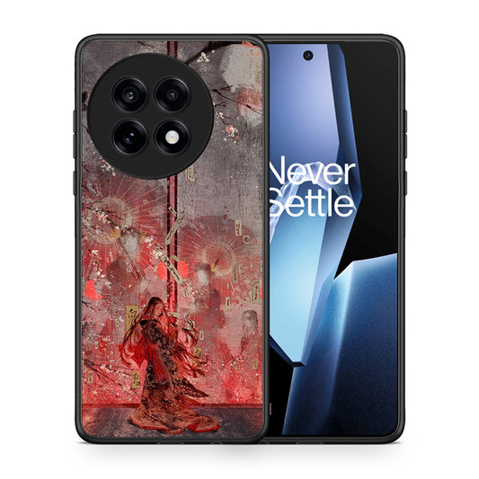 Θήκη OnePlus 13R Nezuko Kamado από τη Smartfits με σχέδιο στο πίσω μέρος και μαύρο περίβλημα | OnePlus 13R Nezuko Kamado case with colorful back and black bezels