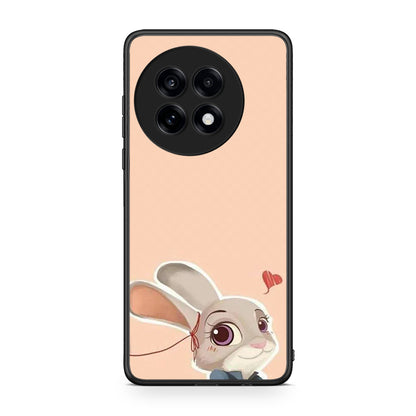 OnePlus 13R Nick Wilde And Judy Hopps Love 2 θήκη από τη Smartfits με σχέδιο στο πίσω μέρος και μαύρο περίβλημα | Smartphone case with colorful back and black bezels by Smartfits