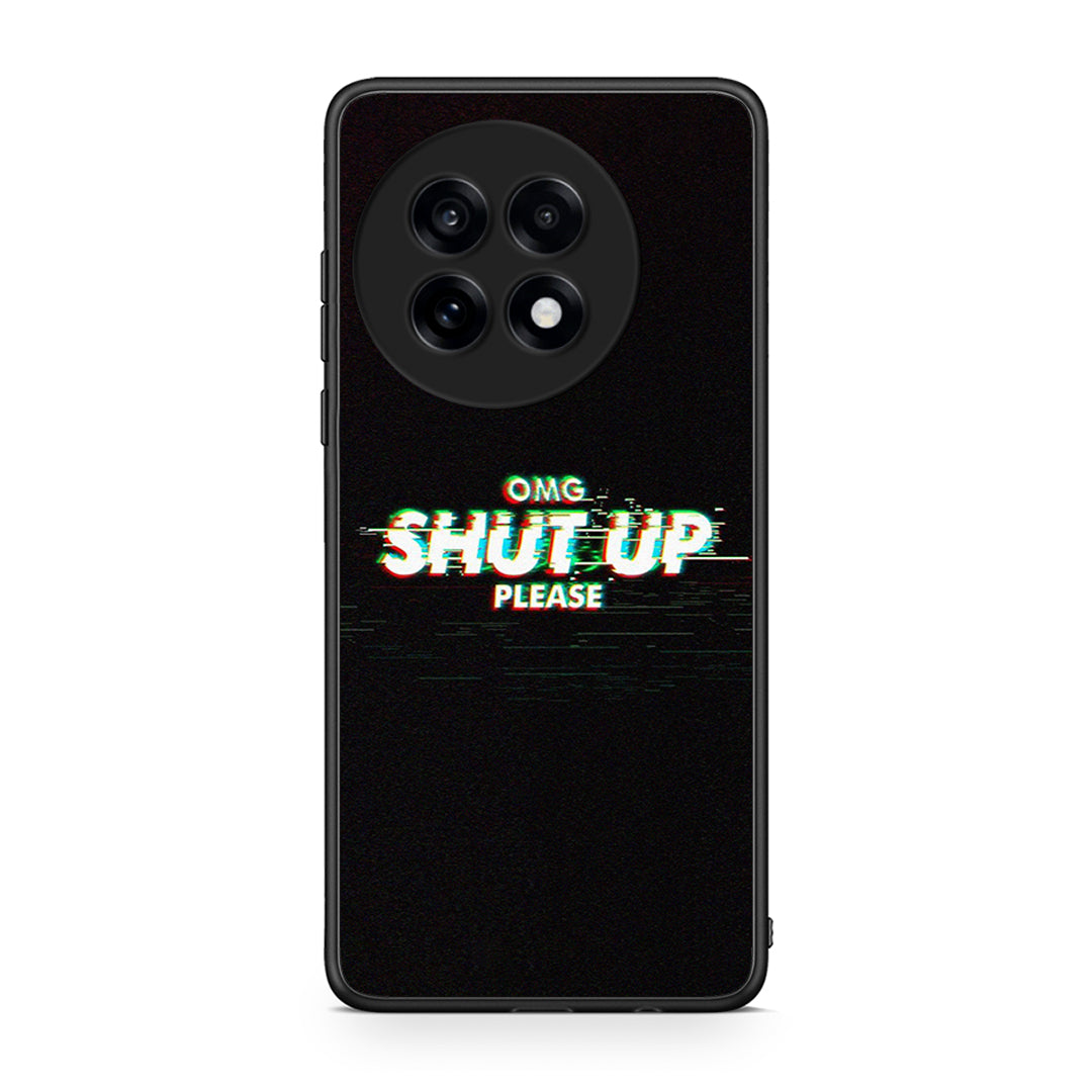 OnePlus 13R OMG ShutUp θήκη από τη Smartfits με σχέδιο στο πίσω μέρος και μαύρο περίβλημα | Smartphone case with colorful back and black bezels by Smartfits