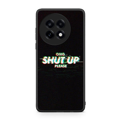 OnePlus 13R OMG ShutUp θήκη από τη Smartfits με σχέδιο στο πίσω μέρος και μαύρο περίβλημα | Smartphone case with colorful back and black bezels by Smartfits