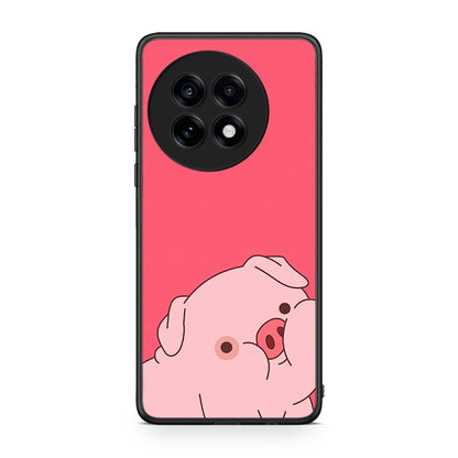 OnePlus 13R Pig Love 1 Θήκη Αγίου Βαλεντίνου από τη Smartfits με σχέδιο στο πίσω μέρος και μαύρο περίβλημα | Smartphone case with colorful back and black bezels by Smartfits