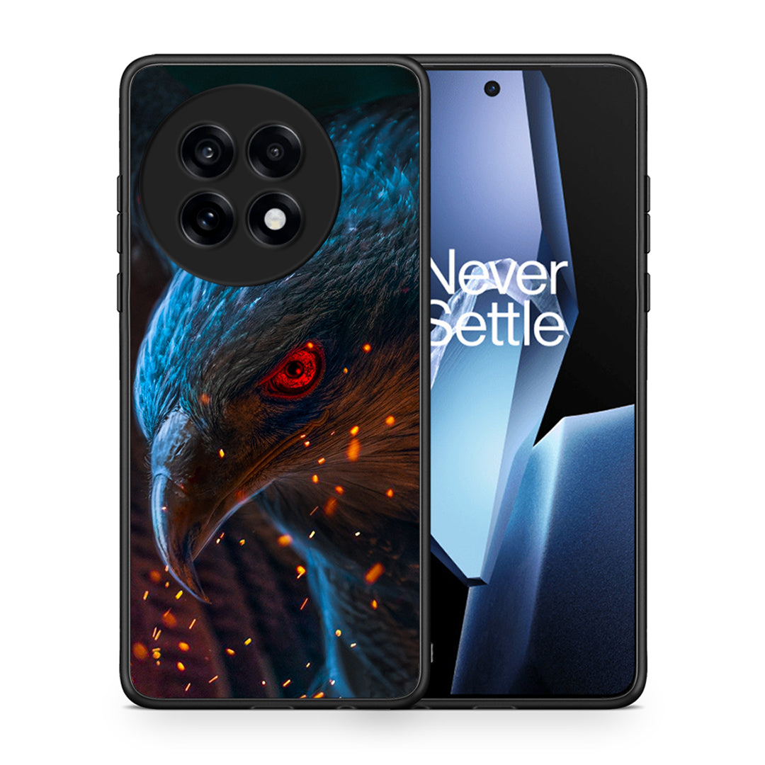 Θήκη OnePlus 13R Eagle PopArt από τη Smartfits με σχέδιο στο πίσω μέρος και μαύρο περίβλημα | OnePlus 13R Eagle PopArt case with colorful back and black bezels