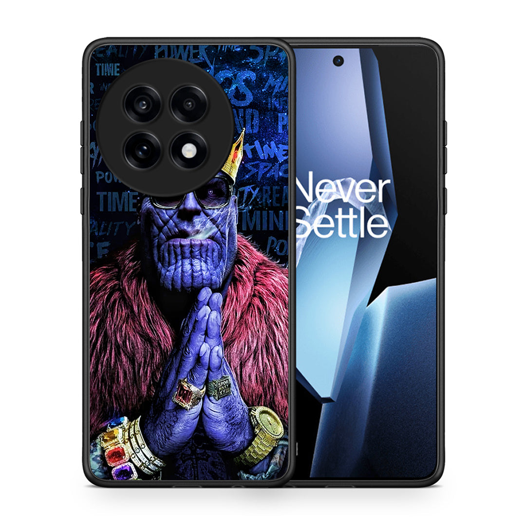 Θήκη OnePlus 13R Thanos PopArt από τη Smartfits με σχέδιο στο πίσω μέρος και μαύρο περίβλημα | OnePlus 13R Thanos PopArt case with colorful back and black bezels