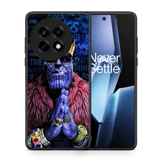 Θήκη OnePlus 13R Thanos PopArt από τη Smartfits με σχέδιο στο πίσω μέρος και μαύρο περίβλημα | OnePlus 13R Thanos PopArt case with colorful back and black bezels