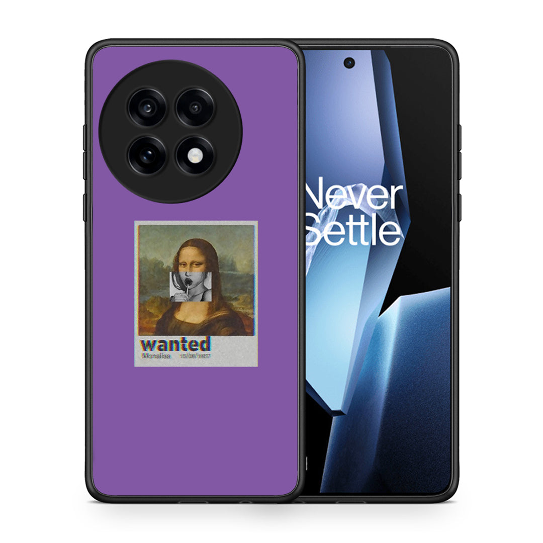 Θήκη OnePlus 13R Monalisa Popart από τη Smartfits με σχέδιο στο πίσω μέρος και μαύρο περίβλημα | OnePlus 13R Monalisa Popart case with colorful back and black bezels