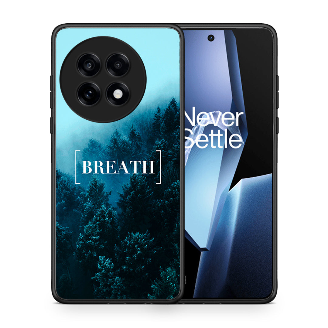 Θήκη OnePlus 13R Breath Quote από τη Smartfits με σχέδιο στο πίσω μέρος και μαύρο περίβλημα | OnePlus 13R Breath Quote case with colorful back and black bezels