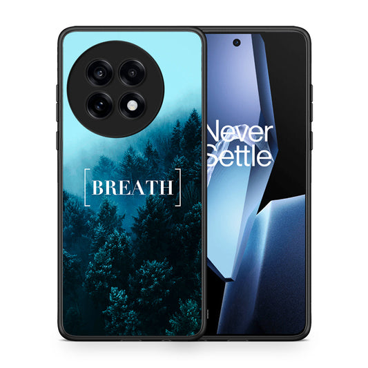 Θήκη OnePlus 13R Breath Quote από τη Smartfits με σχέδιο στο πίσω μέρος και μαύρο περίβλημα | OnePlus 13R Breath Quote case with colorful back and black bezels