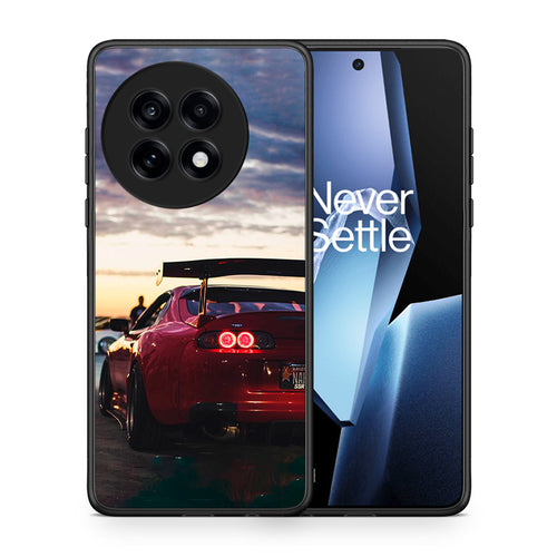 Θήκη OnePlus 13R Racing Supra από τη Smartfits με σχέδιο στο πίσω μέρος και μαύρο περίβλημα | OnePlus 13R Racing Supra case with colorful back and black bezels
