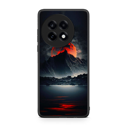 OnePlus 13R Red Full Moon θήκη από τη Smartfits με σχέδιο στο πίσω μέρος και μαύρο περίβλημα | Smartphone case with colorful back and black bezels by Smartfits