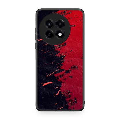 OnePlus 13R Red Paint Θήκη Αγίου Βαλεντίνου από τη Smartfits με σχέδιο στο πίσω μέρος και μαύρο περίβλημα | Smartphone case with colorful back and black bezels by Smartfits