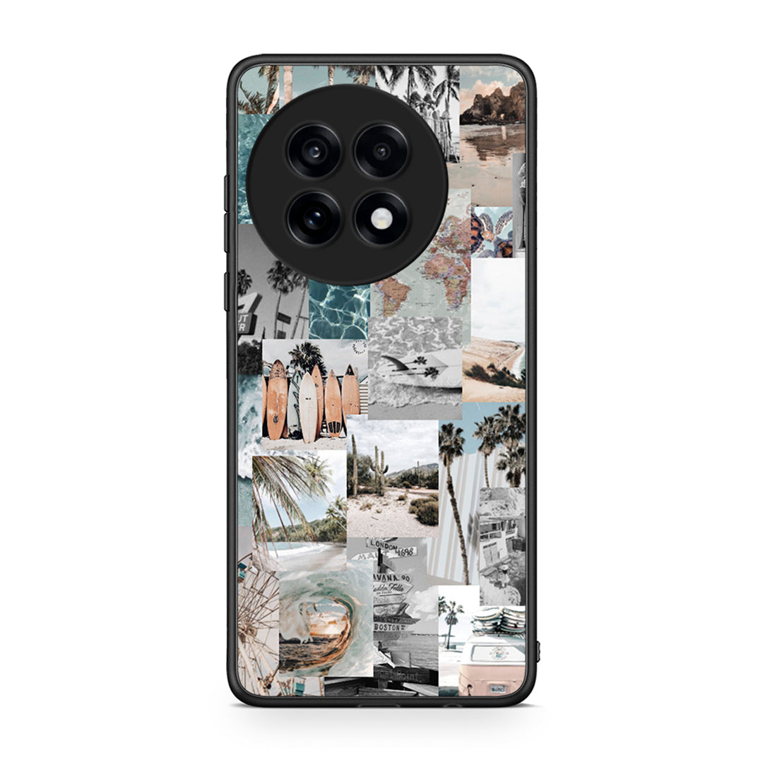 OnePlus 13R Retro Beach Life Θήκη από τη Smartfits με σχέδιο στο πίσω μέρος και μαύρο περίβλημα | Smartphone case with colorful back and black bezels by Smartfits