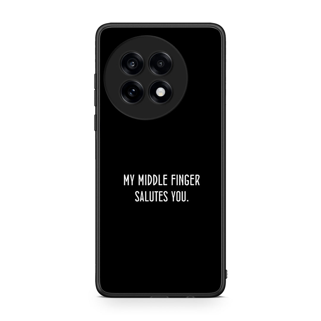 OnePlus 13R Salute θήκη από τη Smartfits με σχέδιο στο πίσω μέρος και μαύρο περίβλημα | Smartphone case with colorful back and black bezels by Smartfits