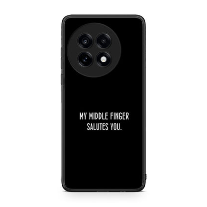 OnePlus 13R Salute θήκη από τη Smartfits με σχέδιο στο πίσω μέρος και μαύρο περίβλημα | Smartphone case with colorful back and black bezels by Smartfits