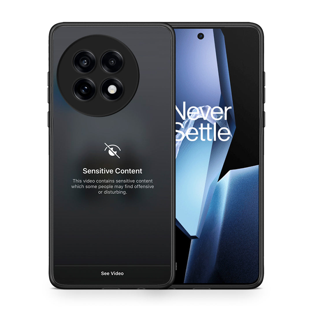 Θήκη OnePlus 13R Sensitive Content από τη Smartfits με σχέδιο στο πίσω μέρος και μαύρο περίβλημα | OnePlus 13R Sensitive Content case with colorful back and black bezels