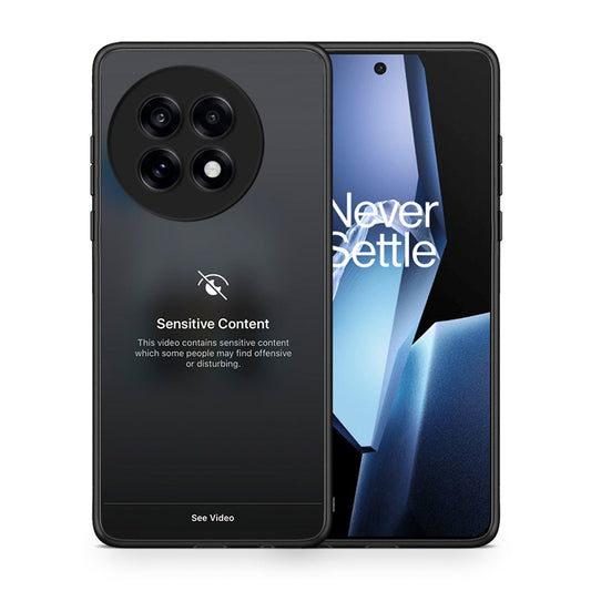 Θήκη OnePlus 13R Sensitive Content από τη Smartfits με σχέδιο στο πίσω μέρος και μαύρο περίβλημα | OnePlus 13R Sensitive Content case with colorful back and black bezels