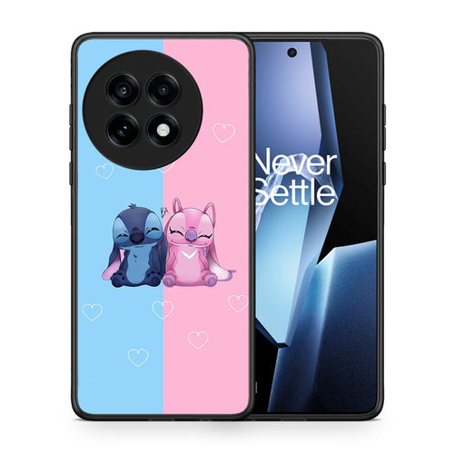Θήκη OnePlus 13R Stitch And Angel από τη Smartfits με σχέδιο στο πίσω μέρος και μαύρο περίβλημα | OnePlus 13R Stitch And Angel case with colorful back and black bezels