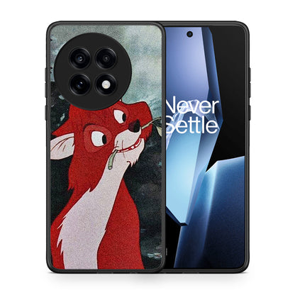 Θήκη OnePlus 13R Tod And Vixey Love 1 από τη Smartfits με σχέδιο στο πίσω μέρος και μαύρο περίβλημα | OnePlus 13R Tod And Vixey Love 1 case with colorful back and black bezels