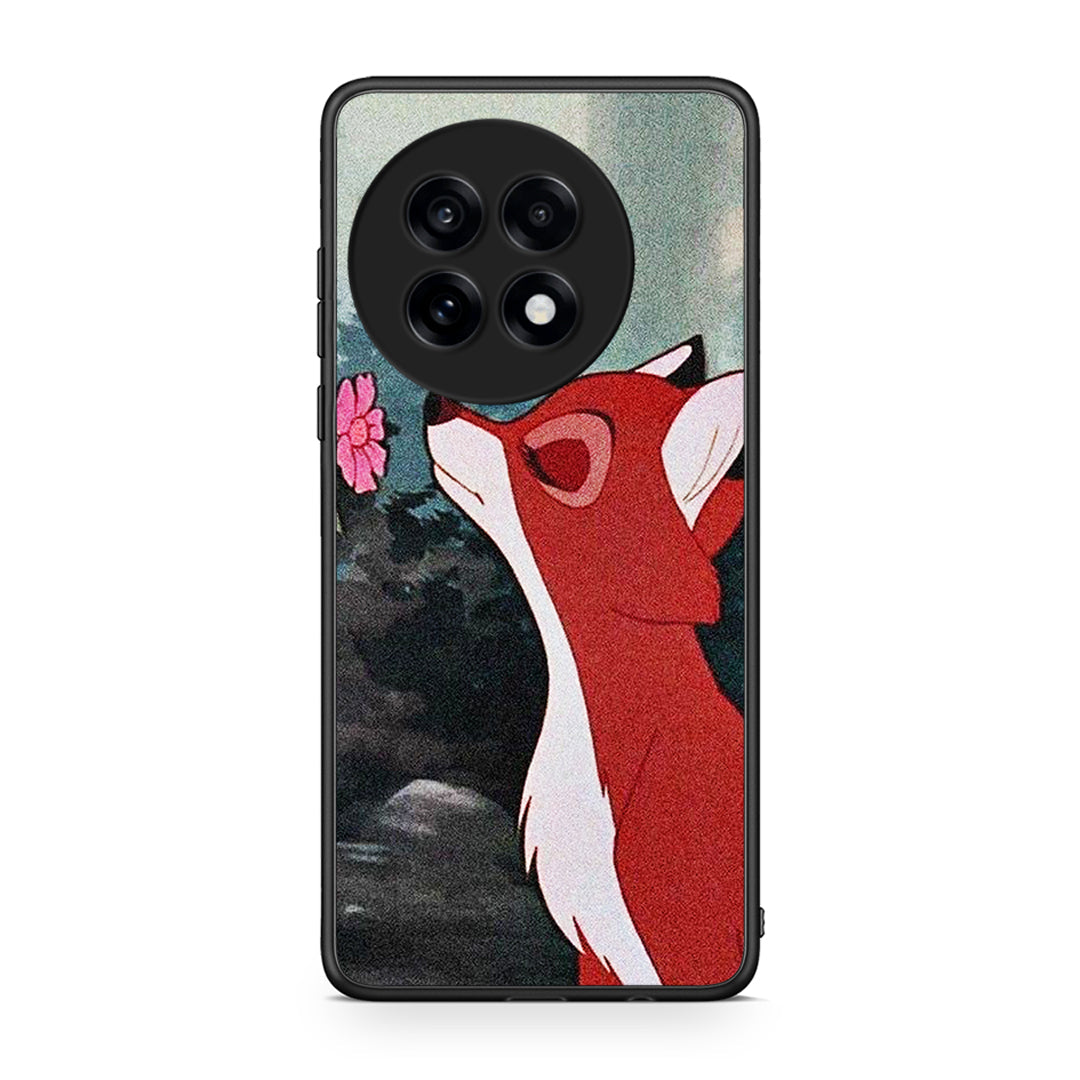OnePlus 13R Tod And Vixey Love 2 θήκη από τη Smartfits με σχέδιο στο πίσω μέρος και μαύρο περίβλημα | Smartphone case with colorful back and black bezels by Smartfits
