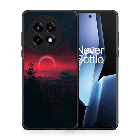 Θήκη OnePlus 13R Sunset Tropic από τη Smartfits με σχέδιο στο πίσω μέρος και μαύρο περίβλημα | OnePlus 13R Sunset Tropic case with colorful back and black bezels