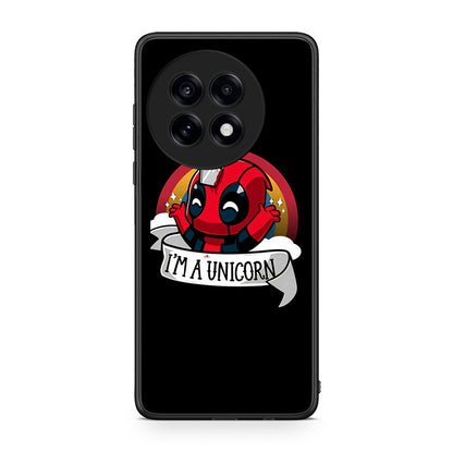 OnePlus 13R Unicorn Deadpool θήκη από τη Smartfits με σχέδιο στο πίσω μέρος και μαύρο περίβλημα | Smartphone case with colorful back and black bezels by Smartfits