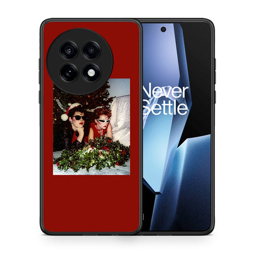 Θήκη OnePlus 13R Waiting For Xmas από τη Smartfits με σχέδιο στο πίσω μέρος και μαύρο περίβλημα | OnePlus 13R Waiting For Xmas case with colorful back and black bezels