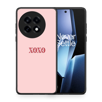Θήκη OnePlus 13R XOXO Love από τη Smartfits με σχέδιο στο πίσω μέρος και μαύρο περίβλημα | OnePlus 13R XOXO Love case with colorful back and black bezels